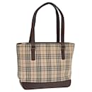 Sac fourre-tout en toile Nova Check Burberry beige marron Auth bs16017