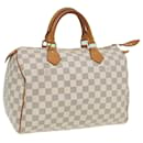 LOUIS VUITTON Borsa a Mano Speedy 30 Damier Azur N41533 LV Auth 83074 - Louis Vuitton