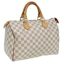 LOUIS VUITTON Bolso de Mano Speedy 30 Damier Azur N41533 LV Auth 83992 - Louis Vuitton