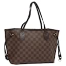 LOUIS VUITTON Bolsa Tote Neverfull PM Damier Ebene N51109 LV Auth fm3574A - Louis Vuitton