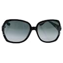 Lunettes de soleil en plastique GUCCI entrelacées noires GG2986 Auth yk13652 - Gucci