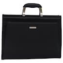 Borsa a mano in pelle nera Burberry Auth bs16145