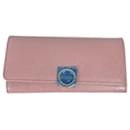 Bvlgari Pink Leather Long Wallet - Bulgari