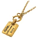 Chanel Gold Tag Plattenkette