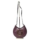 LOEWE Calfskin Small Joyce Shoulder Bag Burgundy - Loewe