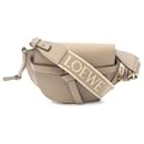 Mini bolso Gate de cuero beige LOEWE - Loewe