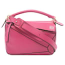 Pink LOEWE Small Puzzle Bag Satchel - Loewe