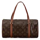 Sac à main Papillon 30 Monogram Louis Vuitton marron