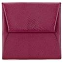 Purple Hermès Epsom Bastia Coin Purse