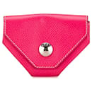 Pink Hermès Epsom Le 24 Coin Pouch