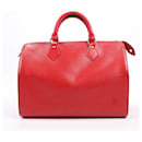 Louis Vuitton Epi Leather Speedy 30 Handbag in Castilian Red