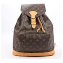 Mochila vintage Montsouris GM em lona Monogram Louis Vuitton M51135