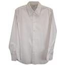 Celine Button-Down Shirt in White Cotton  - Céline