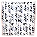 Chanel CC Coco Mark Chain Motif Silk Scarf