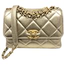 Chanel Matelasse Coco Mark Rhinestone Chain Bag