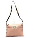 Fendi Selleria Rosa Leder Schultertasche