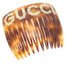 Gucci Rhinestone GG Hair Comb