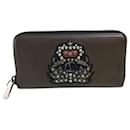 Christian Louboutin Brown Calfskin Long Wallet