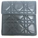 Christian Dior Cannage Tri-fold Wallet