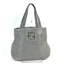 Fendi 8BR650 Logo FF Chain Shoulder Tote Bag