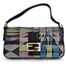 Fendi Multi Glitter Baguette Handbag