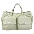 Chanel White Pocket in the City Tote