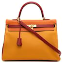 Hermès Kelly 35 Tri-couleur Togo PBHW