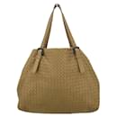 Bottega Veneta Grand Sac Cesta en Nappa Cuir Tissé Intrecciato Tan