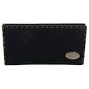 Fendi Dark Brown Selleria Leather Continental Wallet