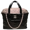 Chanel Schwarz und Grau Portobello Tasche