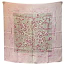 Chanel Sheer Pink Silk Scarf