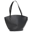 LOUIS VUITTON Epi Saint Jacques Bolsa de Compras de Hombro Negra M52272 Auth 82783 - Louis Vuitton