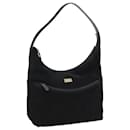 GUCCI Shoulder Bag Suede Black 001 3386 Auth yk13807 - Gucci