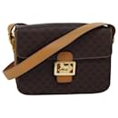 Borsa a spalla in tela Macadam CELINE in pelle PVC marrone Auth 83573 - Céline