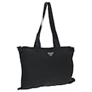 Bolso Tote Prada de nylon negro Auth bs15999