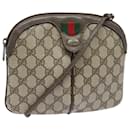 Sac à bandoulière GUCCI GG Supreme Web Sherry Line PVC Beige 904 02 047 Auth 84221 - Gucci