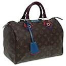 LOUIS VUITTON Bolsa de Mão Monogram Totem Speedy 30 M41666 LV Auth 83082 - Louis Vuitton