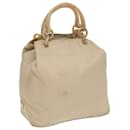 PRADA Hand Bag Nylon Beige Auth yb599 - Prada