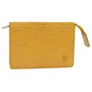 LOUIS VUITTON Epi Poche Toilette 15 Pouch Amarillo LV Auth 84125 - Louis Vuitton