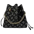 Bella Mahina Leder 2-Wege Bucket Bag Pouch Schwarz - Louis Vuitton