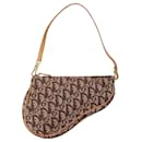 Borsa a spalla Mini Oblique Saddle Dior Marrone