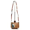 MCM Visetos Panda Crossbody Pochette Cognac