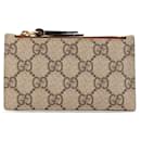 Porte-monnaie Gucci GG Supreme marron