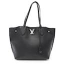 Borsa Tote Lockme Go nera Louis Vuitton