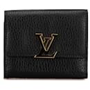 Louis Vuitton Black Taurillon Capucines XS Wallet