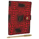 LOUIS VUITTON Agenda PM Capa do Planejador Diário Vermelho R21132 LV Auth 82481 - Louis Vuitton