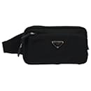 PRADA Waist bag Nylon Black Auth mr341 - Prada