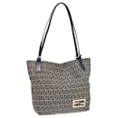 Sac fourre-tout en toile Zucchino FENDI bleu marine Auth ac3137 - Fendi