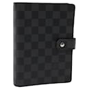 LOUIS VUITTON Agenda MM Damier Graphite Couverture Planificateur de Jour R20242 LV Auth hk1439 - Louis Vuitton