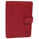 LOUIS VUITTON Epi Agenda PM Couverture de Planificateur de Jour Rouge R20057 LV Auth bs16184 - Louis Vuitton